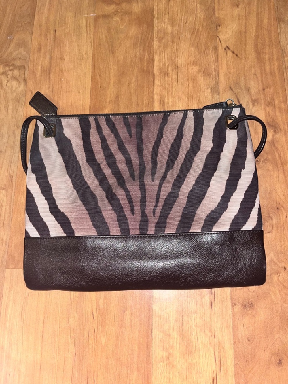 Coach Madison Zebra Convertible Hippie Shoulder / Crossbody Bag (#51086) - Picture 2 of 10